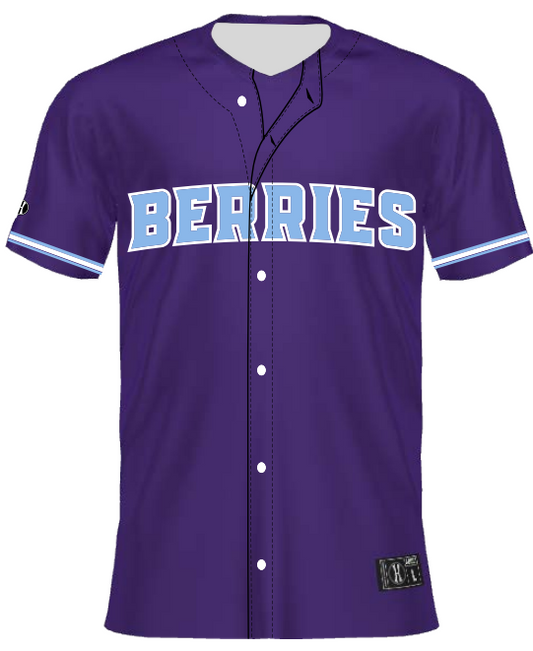 Youth Purple Button-Up Jersey