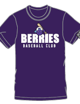 Youth Purple Baseball Club Tee